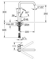 Vorschau: Grohe Essence Einhand-Spültischbatterie, schwenkbar