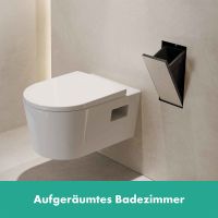 Vorschau: Hansgrohe XtraStoris Rock Einbau-Abfalleimer mit befliesbarer Tür, 30x15x14cm