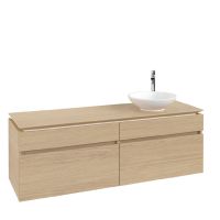 Vorschau: Villeroy&Boch Legato Waschtischunterschrank 160x50cm für Aufsatzwaschtisch, 4 Auszüge nordic oak, B59800VJ