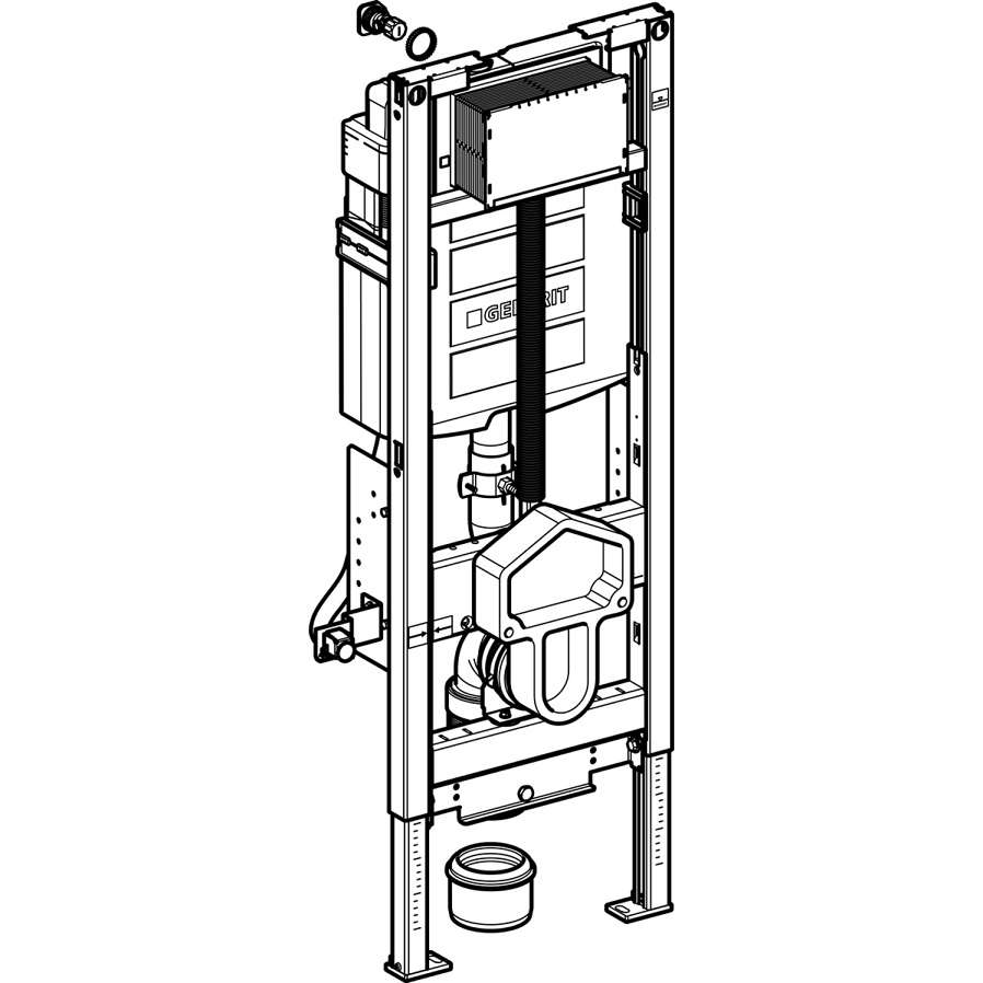 Geberit Duofix Element F Wand Wc Mit Sigma Up Sp Lkasten Cm Barrierefrei Wc H Henverstellbar