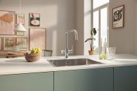 Vorschau: Grohe Blue Pure Eurosmart Küchenarmatur Starter Set mit U-Auslauf und S-Size Filter, chrom