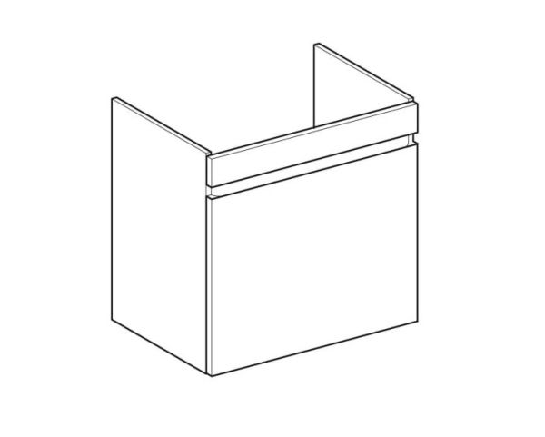 Geberit Renova Plan Unterschrank für Waschtisch mit 1 Schublade und 1 Innenschublade, Breite 70cm _1