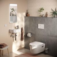 Vorschau: Hansgrohe EluPura Original S Wand WC Set, AquaChannel Flush, WC-Sitz mit SoftClose, weiß