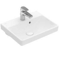 Villeroy&Boch Avento Handwaschbecken, 45x37cm, 1 Hahnloch 73584501