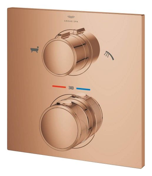 Grohe Allure Thermostat-Wannenbatterie mit integrierter 2-Wege-Umstellung