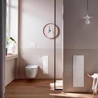 Vorschau: emco asis pure (Glasfront) WC-Modul Unterputz 73x17cm 1-türig