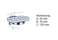 Vorschau: Smedbo House Seifenhalter, chrom/satiniert