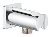 Grohe Rainshower Wandabgangsbogen mit Wandbrausehalter, Rosette eckig, chrom 26659000