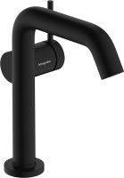 Hansgrohe Tecturis S Waschtischarmatur 150 Fine CoolStart wassersparend+ ohne Ablauf, schwarz matt, 73341670