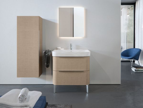 Duravit Happy D.2 Waschtisch rechteckig 65x50,5cm, mit Hahnloch und Überlauf, WonderGliss, weiß 23186500001