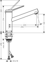 Vorschau: Hansgrohe Zesis M33 Küchenarmatur 150 1jet schwarz matt 74802670