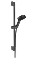 Hansgrohe Pulsify Select S Brauseset 105 EcoSmart 3jet Relaxation, mit Brausestange 65cm, schwarz matt 24161670