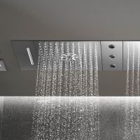 Vorschau: Grohe Rainshower Aqua Duo Deckenbrause inkl. Rohbau-Set, 2 Strahlarten, chrom