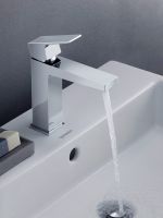 Vorschau: Duravit Manhattan Einhebel-Waschtischarmatur M mit Zugstangen-Ablaufgarnitur wassersparend, chrom MH1022001010