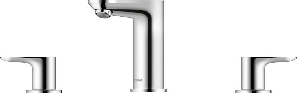 Duravit Wave 3-Loch Waschtischarmatur, chrom