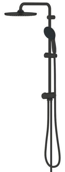 Grohe Tempesta System 250 Flex Duschsystem 60cm mit Umstellung, wassersparend, matt black