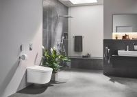 Vorschau: Grohe Sensia Pro Dusch-WC Komplettanlage mit Warmlufttrocknung, weiß