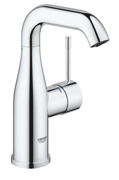 Grohe Essence Waschtischbatterie M-Size mit Push-Open Ablaufgarnitur, schwenkbar, chrom 24181001 