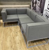 Vorschau: KETTLER MODENA MODULAR Casual Dining Lounge-Ecksofa SET Sunbrella®, silberflanelle 0106838-7100