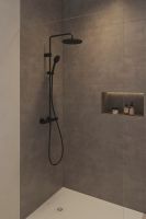 Vorschau: Duravit Shower System/Duschsystem MinusFlow mit Brausethermostat, schwarz matt