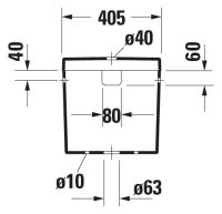 Vorschau: Duravit Darling New Spülkasten 3/6L mit Dual Flush, Anschluss rechts oder links, WonderGliss, weiß