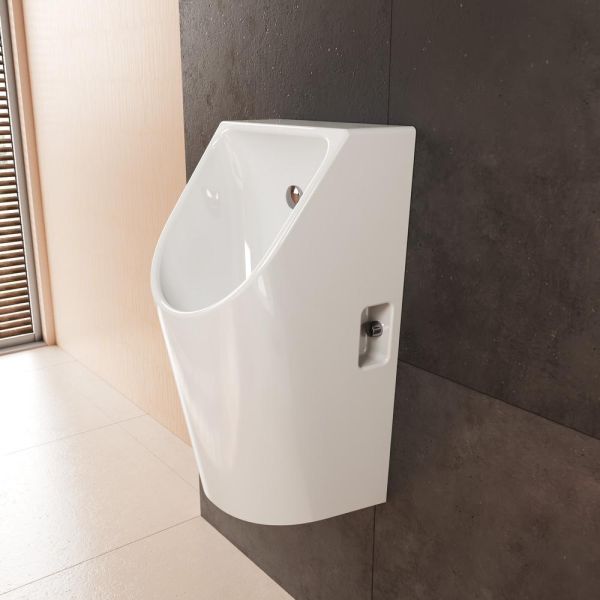 Hansgrohe EluPura Original S Urinal, Zulauf von hinten, spülrandlos, weiß