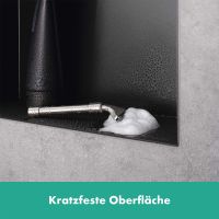 Vorschau: Hansgrohe XtraStoris Minimalistic Wandnische rahmenlos 300/150/100, schwarz matt