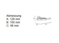 Vorschau: Smedbo Home Fön- und Glätteisenhalter, chrom gebürstet