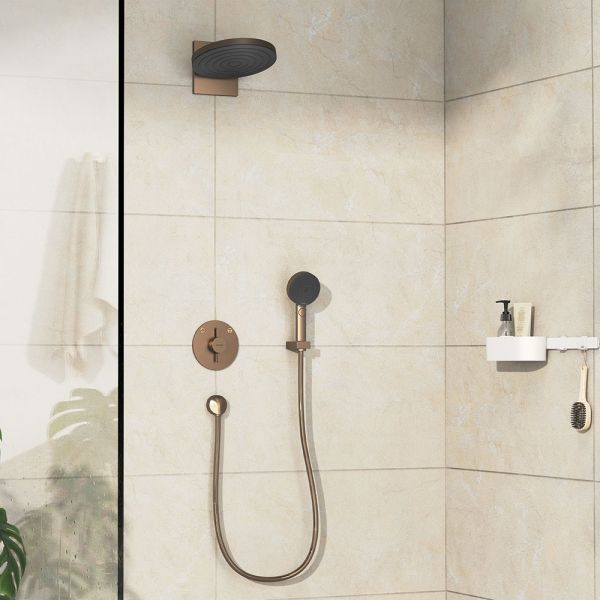 Hansgrohe DuoTurn S Mischer Unterputz für 2 Verbraucher, brushed bronze