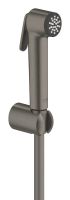 Grohe Tempesta-F Trigger Spray 30 Wandhalterset mit Brauseschlauch 125cm, 1 Strahlart, hard graphite gebürstet 27513AL1