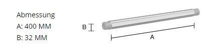 Smedbo Living Erweiterungselement 40cm, chrom FK835