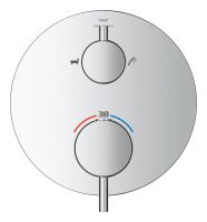 Vorschau: Grohe Atrio Thermostat-Wannenbatterie mit integrierter 2-Wege-Umstellung