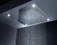 Vorschau: Axor ShowerHeaven Kopfbrause 97x97cm 3jet mit Licht, edelstahl