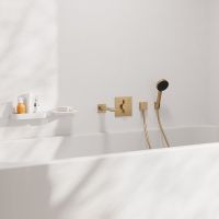 Vorschau: Hansgrohe Tecturis E Wanneneinlauf, brushed bronze