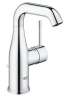 Grohe Essence Waschtischbatterie M-Size mit Ablaufgarnitur, schwenkbar, chrom 24173001 