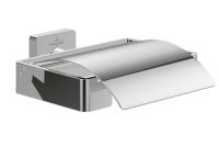 Vorschau: Villeroy&Boch Elements-Striking Toilettenpapierhalter mit Deckel chrom TVA15201300061