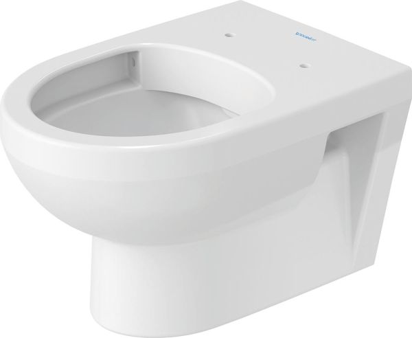 Duravit No.1 Wand-WC Set inkl. WC-Sitz mit Absenkautomatik, 54x37,3cm, oval, rimless, weiß