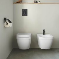 Vorschau: Grohe Essentials WC-Papierhalter mit Deckel, matt black