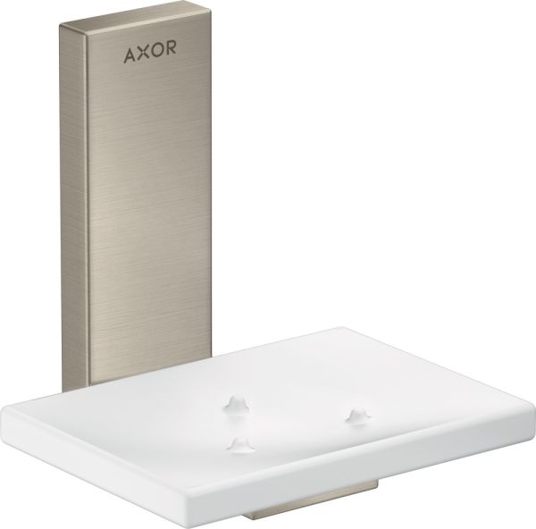 Axor Universal Rectangular Seifenschale, brushed nickel 42605820