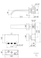 Vorschau: Steinberg Serie 280 vollelektronische Wand-Waschtischarmatur