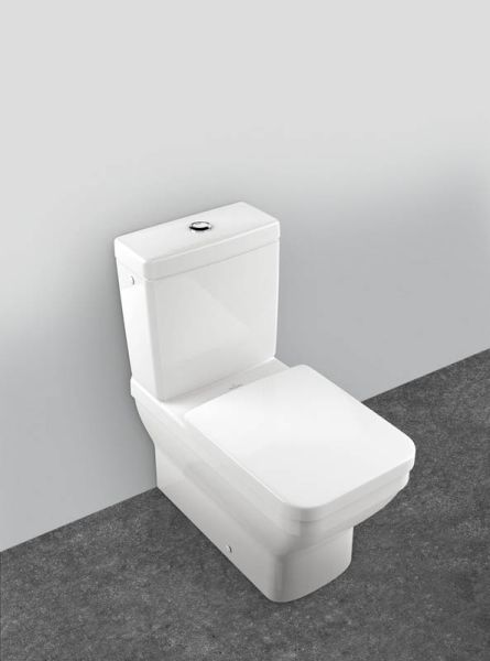 Villeroy&Boch Architectura WC-Sitz, Scharniere aus Edelstahl, weiß