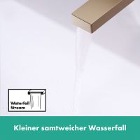 Vorschau: Hansgrohe Tecturis E 3-Loch Einhebel-Wannenrandmischer mit sBox, brushed bronze