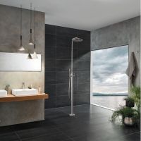 Vorschau: Grohe Essence Brausebatterie bodenstehendfreistehend, supersteel 23741DC1