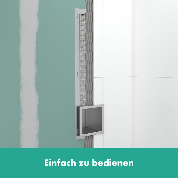 Hansgrohe XtraStoris Original Einbau-Toilettenpapierhalter für 6 Rollen