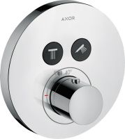 Vorschau: Axor ShowerSelect Thermostat Round Unterputz für 2 Verbraucher, rund chrom 36723000