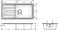 Vorschau: Hansgrohe S44 S440-A500 Einbauspüle 100x50cm, mit Abtropffläche, autom. Ablaufgarnitur, edelstahl