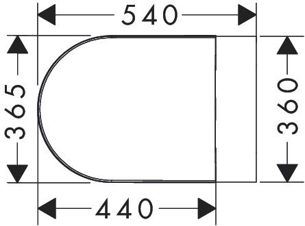 Hansgrohe EluPura Original S Wand WC Set, AquaChannel Flush, WC-Sitz mit SoftClose, weiß