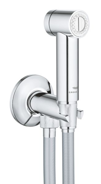 Grohe Rainshower Aqua Wandhalterset mit selbstschließendem Absperrventil, 26841000