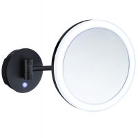 Smedbo Outline Kosmetikspiegel rund mit LED- Beleuchtung Dual Light, Batteriebetrieb