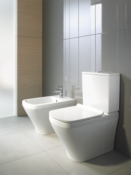 Duravit DuraStyle Stand-WC für Kombination, Tiefspüler 37x70cm, HygieneGlaze, weiß